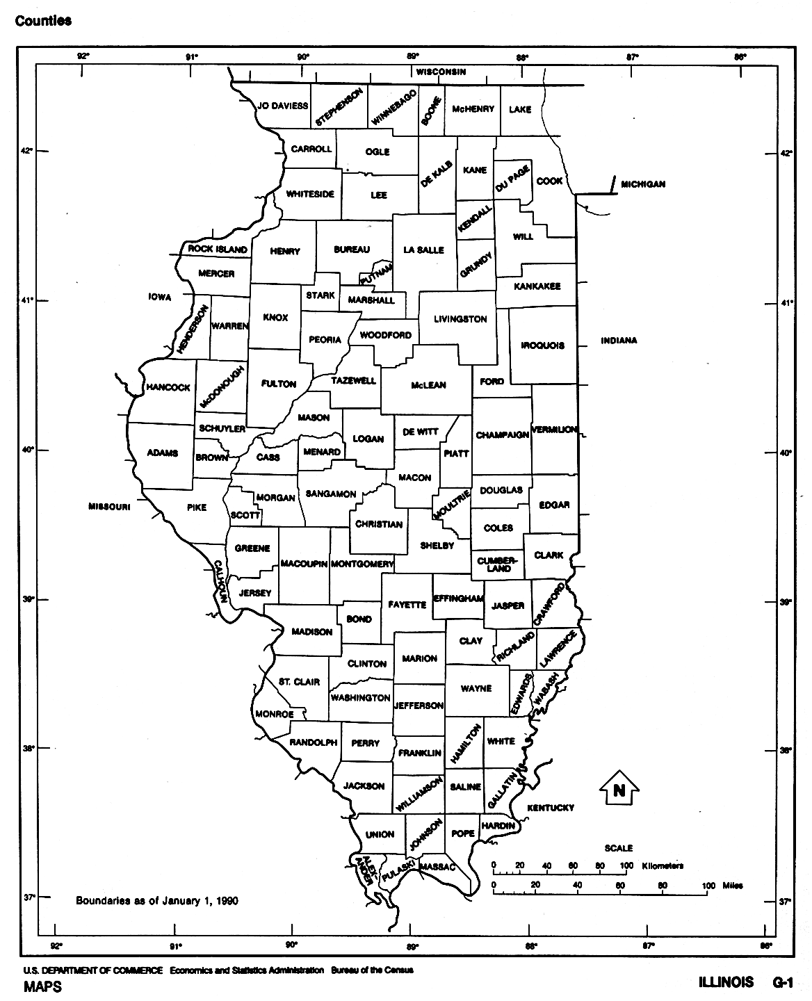 Map  Illinois State