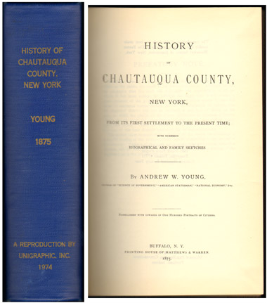 History of Chautauqua County, New York 1875,  Andrew W. Young