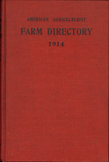 Ontario Wayne Counties, New York 1914 Farm Directory, map, Canandaigua, Lyons, NY