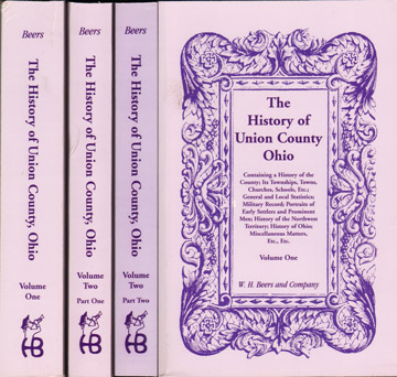 History of Union County, Ohio 1883 family genealogy biographical Marysville, OH